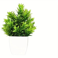 Petite Plante Artificielle Eucalyptus Bonsaï Artificiales Mini Vert En Plastique Faux Ornement pour La Maison Salon Table Top Décoration