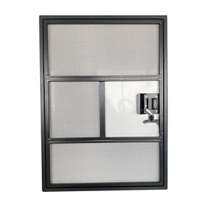TONGFA cadre en alliage d'aluminium serrure à point unique <span class=keywords><strong>coin</strong></span> droit RV <span class=keywords><strong>caravane</strong></span> camping-car remorque porte de sortie sans fenêtre - Product Image 3