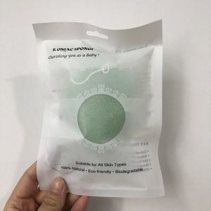 Éponge faciale en konjac biologique Water Drop, exfoliation quotidienne douce, écologique, super douce, logo personnalisé, fond de teint, <span class=keywords><strong>maquillage</strong></span>, lavable - Product Image 2