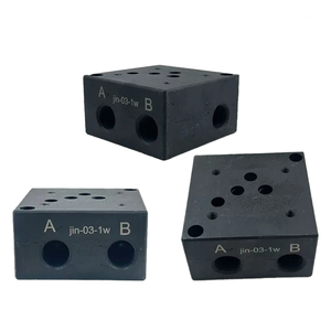 Bloc de vanne hydraulique à base intégrée 02-1W 02-2W 02-4W pour système de vanne solénoïde - Product Image 5