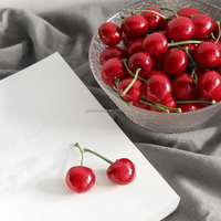 Groothandel Pinzheng Merk Rood Zwart Schuim Kunstkersenfruit 2Cm Maat Stofbestendig Voor Thuiskeuken Feest Moederdag