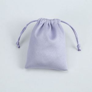 Sac en velours rose personnalisé de grande taille avec logo pour l'emballage de cadeaux, sacs en velours personnalisés avec cordon de serrage pour vêtements et chaussures, sac anti-poussière - Product Image 3