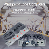 Ordenador Industrial Integrado sin Ventilador con Protección IP67 IP69K, Precio de Fábrica, Intel J1900, para Automatización de Vehículos