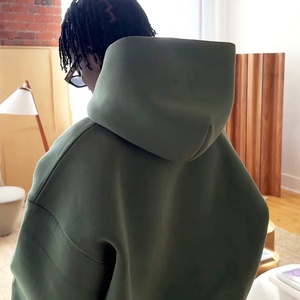 Sweat à capuche pour homme de haute qualité, coupe ample et oversize, vert, 500gsm 600gsm, avec logo personnalisé du fabricant pour marque de vêtements - Product Image 1