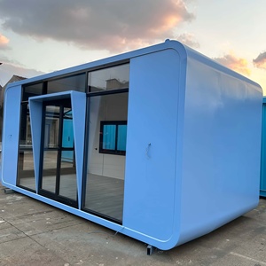 บ้านพักเคลื่อนที่สำหรับแกลมปิ้งและการอยู่อาศัยแบบเคลื่อนที่ |   บ้านสำเร็จรูปพร้อมฉนวนกันความร้อน หน้าต่าง และการออกแบบติดตั้งง่าย - Product Image 2