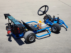 Edición limitada 212cc Gas Drift Kart Construcción hecha a mano 50 km/h Velocidad Opcional Freno de mano y ala trasera para entusiastas de las carreras - Product Image 4