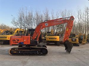 Excavateur Hitachi ZX120 d'occasion original 12 tonnes moyen Hitachi ZX120 pelle rétrocaveuse hydraulique sur chenilles de haute qualité bon marché - Product Image 6