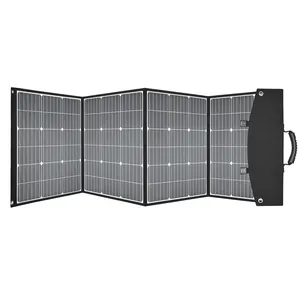 Zonnepaneel Waterproof Fabric Outdoor Folding solar panels kit 100 watt 200w 12v cigs used solar panel for cargador tipo c RV DC