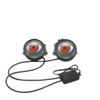 Nouvelle Offre : Phares LED 12V 3 Pouces à Effet Dynamique « Yeux de Diable », Lentille de Projecteur, 6 Modes, 65W, Accessoires pour Feux Antibrouillard de Voiture