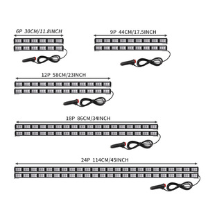 Barre lumineuse stroboscopique 2 en 1 à 64 couleurs changeantes pour véhicules automobiles Barre lumineuse clignotante d'urgence pour camion - Product Image 6