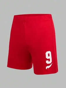 Fábrica que produce conjuntos de pantalones cortos deportivos con bloques de color para adolescentes, personalizables.F10 - Product Image 6