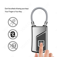 Cadenas électronique intelligent étanche IP66 à empreinte digitale pour mallette/sac/porte/armoire/bagage/vélo/batterie/sac à dos