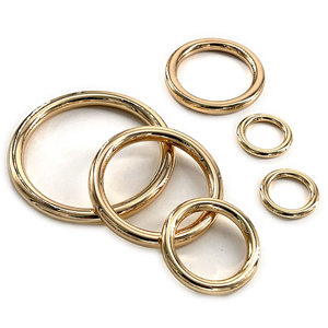 Móc kim loại hợp kim kẽm mạ vàng chất lượng cao, đường kính trong 50mm (1.5 inch), hình vòng tròn 2 inch, nhiều màu sắc - Product Image 4