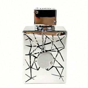 Custom Logo 105ml Middle East Style <b>Empty</b> Perfume <b>Bottle</b> with Crack Pattern & Rhinestone Cap Factory Wholesale Fast Delivery - Product Image 1