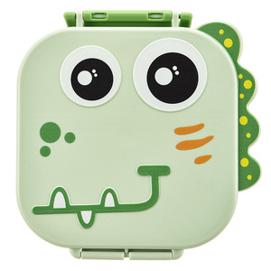 Cartoon Dinosaur Bento <b>Box</b> Compartmentalized Airtight Plastic PP <b>Lunch</b> <b>Box</b> For Kids School Use - Product Image 5