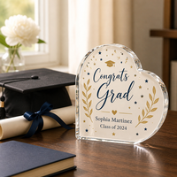 Plaque en acrylique sur le thème de Noël, personnalisée, imprimée, pour table, décoration de bureau, souvenir pour la maison