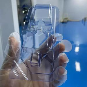 Feuille rigide de PVC de <span class=keywords><strong>film</strong></span> de PVC de catégorie pharmaceutique médicale de petit pain rigide transparent bleu de PVC - Product Image 5