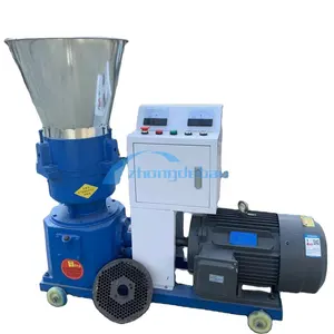 Small automatic chicken duck feed making machine animal feed pellet machine/feed pellet mill for sale