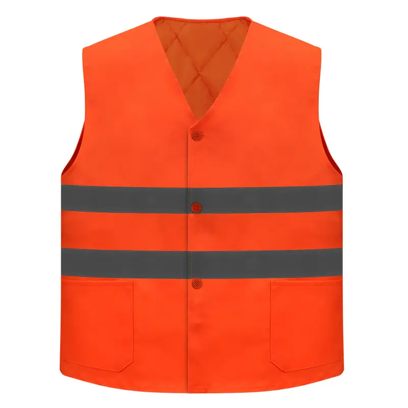 Winter Cotton Waistcoat for Sanitation Road Administration Garden Cleaning Reflective Workwear Cold-Proof and Thickened UNIFORM