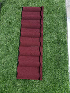 Ngói lợp kim loại tráng đá chống cháy & va đập, tấm lợp tráng đá màu thân thiện với môi trường cho biệt thự - Product Image 3