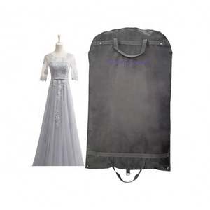 กระเป๋าผ้าแคนวาสแบบย่อยสลายได้กระเป๋าซิปกระดาษกระเป๋าเดินทางสำหรับชุดแต่งงาน - Product Image 2