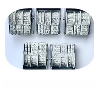 Sello de Fecha con Rueda MSDS CE, 4 mm por Carácter, en Inglés y Español, Ajustable para Año, Mes y Día, Autoentintable, para Oficinas y Negocios