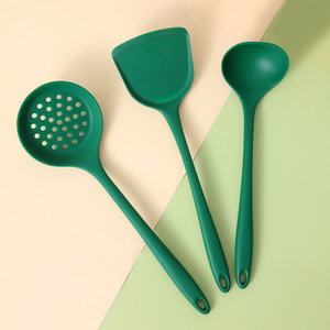 أواني المطبخ من السيليكون غير لاصقة مقاومة للحرارة مجرفة الطبخ ملعقة أواني المطبخ بالجملة - Product Image 5