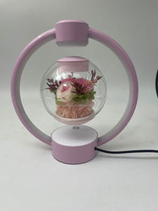 Maglev Trang Trí Hoa Bất Tử Đèn LED Thiết Bị Bay Từ Tính Xoay 360 Trang Trí Nhà Cửa Gửi Quà Tặng Sáng Tạo Cho Bạn Gái - Product Image 6