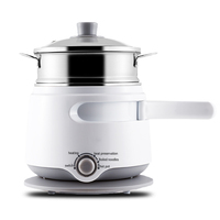 Vente en gros 304 pot portable en acier inoxydable de qualité alimentaire appareil de cuisine électrique multifonctionnel pour dortoir économiseur d'énergie