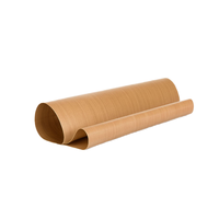Lembaran Kain Fiberglass Bebas Alkali Tenun Polos Berlapis PTFE Anti Lengket Permukaan Halus Merek INRY Cina untuk Penutup Dinding/Atap
