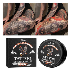 Baume pour tatouage à base d'ingrédients biologiques, non gras, pour rehausser la couleur et favoriser la cicatrisation, marque privée, pour les soins après tatouage - Product Image 4