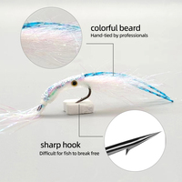 Leurre Artificiel Rigide Lumineux pour Pêche en Eau Salée et en Rivière, Attrayant pour Calamar, Poisson-Bras, Carpe et Requin