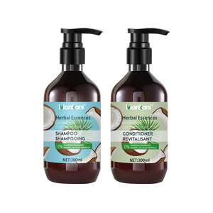 OEM grosir sampo kelapa bebas sulfat dan kondisioner Set Perawatan Rambut keriting Masker Perawatan Rambut Serum Rambut - Product Image 3