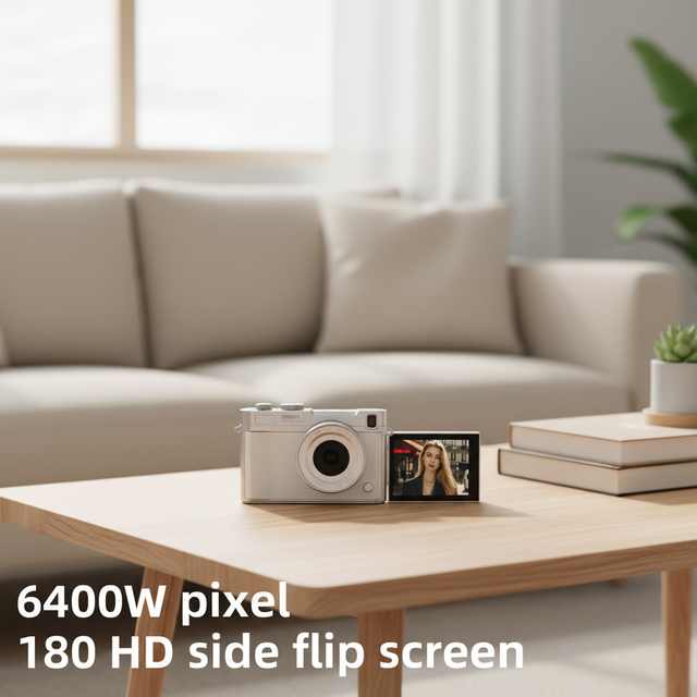 Wholesale 4K Digital Camera 64MP Side Flip Screen Trending Vlogging Camera Custom Logo OEM ODM