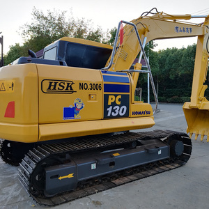 Excavadora de cadenas Komatsu PC130 usada, modelo 2023, con motor y bomba, equipo de segunda mano, precio rentable - Product Image 2