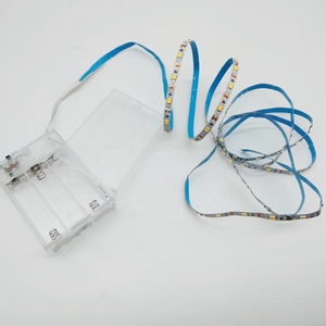 Werkseitig angepasste <span class=keywords><strong>LED</strong></span>-Lichtst reifen 5V 2835smd 1m <span class=keywords><strong>2m</strong></span> AA Batterie betriebene 5-mm-Schmalbandbeleuchtung Weiß <span class=keywords><strong>Warm</strong></span> für Innen dekor - Product Image 2
