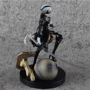 NOUVELLE Figurine d'action et jouet de haute qualité en PVC, Yorha Nier:automata "<span class=keywords><strong>2b</strong></span> Ninja", figurine d'anime, jeu, fabrication sur mesure, Nier Automata - Product Image 3
