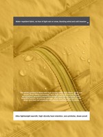 ZZCOMPRESSION Doudoune d'hiver légère et fine en duvet de canard blanc, coupe courte, coupe-vent et chaude pour hommes et femmes