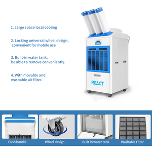 เครื่องปรับอากาศเคลื่อนที่ React รุ่น Italy Cooler 25000btu/H สำหรับใช้งานเชิงพาณิชย์ ใช้สารทำความเย็น R32 แบบตั้งพื้น เหมาะสำหรับเต็นท์ - Product Image 5