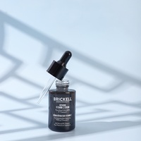 Özel logo ve renkli 1oz 30ml düz omuzlu cam damlalıklı şişe cilt bakımı esansiyel yağ şeffaf kozmetik kabı kutulu