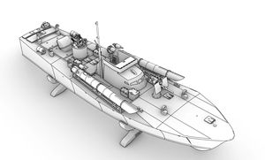 3D 인쇄 키트 1/20 HMS MTB 234 모터 어뢰 보트 <span class=keywords><strong>RC</strong></span> 키트 - Product Image 2