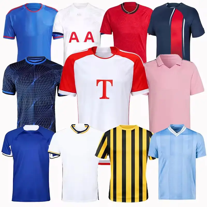 2024 nueva camiseta de fútbol de alta calidad Tailandia camisetas de fútbol uniforme Club uniformes de fútbol para hombres y niños
