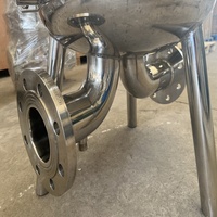 Boîtier de filtre industriel en acier inoxydable, filtre à liquide, réservoir sous pression, composants essentiels, garantie 1 an, productivité 1000 L/heure