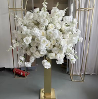 Boule de fleurs de luxe pour décoration de mariage, roses artificielles en soie réalistes, Saint-Valentin, baby shower, remise de diplôme, Halloween, célébrations