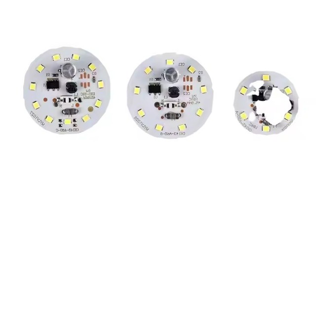 Aluminum PCB Circuit Board 220V LED Bulb Lamp DOB SMD2835 5W 7W 12W E27/B22 Plastic 3000K Globe for Warehouse ROHS Certified