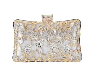 Wholesale Luxury Diamond Ladies Evening Bag Wedding Clutch Purse Fancy Womens Clutches