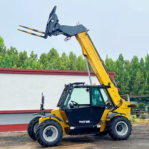 Máquina de manuseio de materiais com carregadeira de lança telescópica 7m 14m, fornecimento de fábrica chinesa