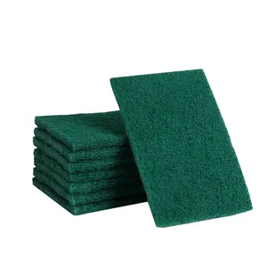 Bom polimento Limpeza aço inoxidável Scouring pad Personalizado Tamanho não tecido esfregando pad linha de produção