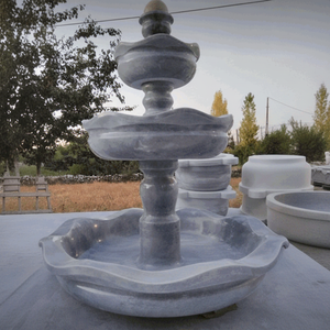 HAMAM KURNASA Ottoman en marbre Kurna Fontaine élégante ornement de jardin - Product Image 1