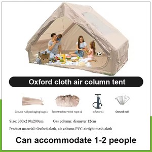 <span class=keywords><strong>Tente</strong></span> de camping gonflable de luxe pour l'extérieur, en tissu Oxford avec poteaux en fibre de verre à armature droite pour les aventures en plein air - Product Image 5